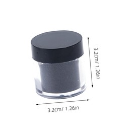 SAFIGLE Black Nail Glitter Sequin Creative DIY Makeup Glitter for Manicure Design Reflective Nail Art Decorations for Parties and Festivals