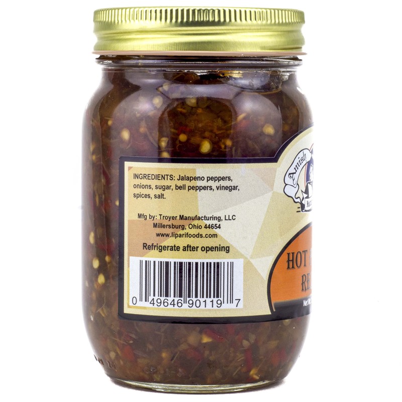 Amish Wedding Foods Hot Green Tomato Relish & Hot Pepper