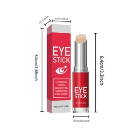 Dyceittdia 2pcs Augencreme Stick, Retinol-Augencreme gegen Fältchen, Retinol Augencreme Stick, Reduziert das Erscheinungsbild von feinen Linien und dunklen Augenringen, 2pcs*3g, eye cream1