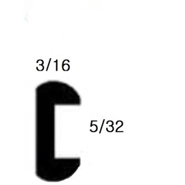 Cascade metals 3/16 Round U Lead Came (30 feet)  (RU 70) - Stained Glass Supplies -Free shippin