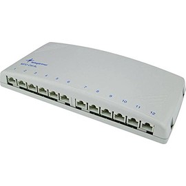 Teleg Aertner Patch Panel Cat. 6 12 Ports Wall-Mounted