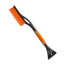 SooGree 26.7" Snow Brush & Ice Scraper for Car Windshield, Snow Brush with Squeegee, Detachable Snow Removal Tool with Comfortable Ergonomic Foam Grip for Cars, Suvs, Trucks, RVs