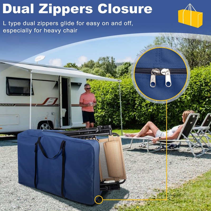 Explore Land Heavy Duty Chair Storage Bag for Folding Longue
