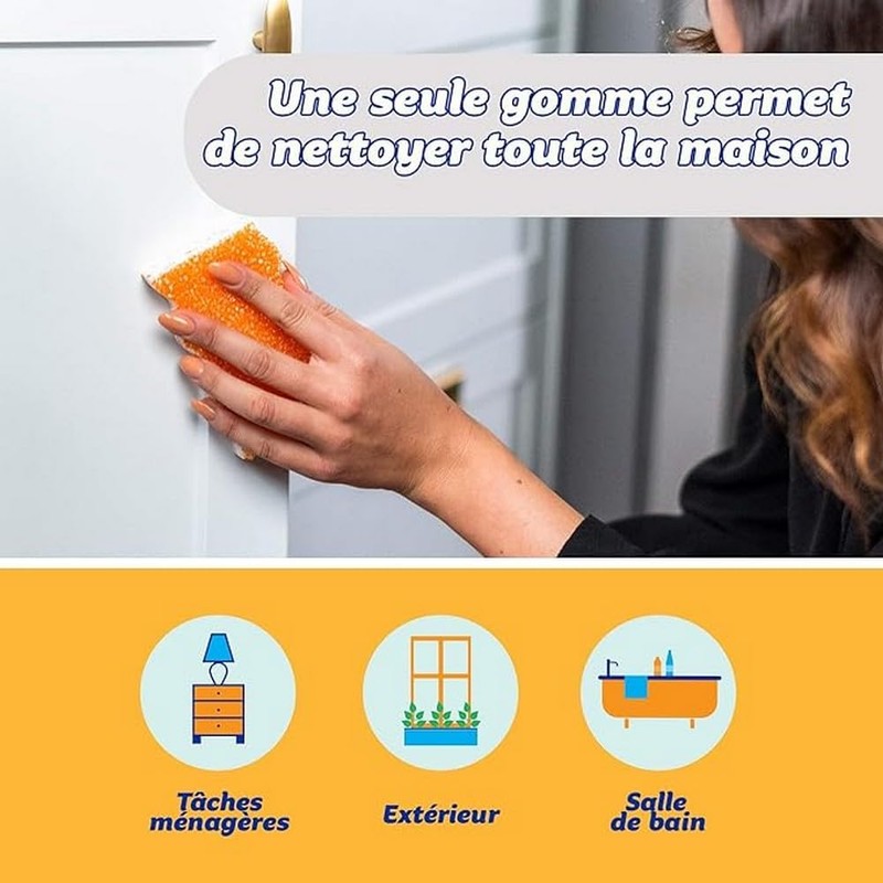 Scrub Daddy Eraser Daddy 10x, Esponja mágica para Borrador de