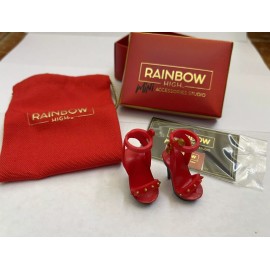 MGA Entertainment Rainbow High Mini Accessories Studio Ruby Anderson Ultra Rare Studded Red Heels