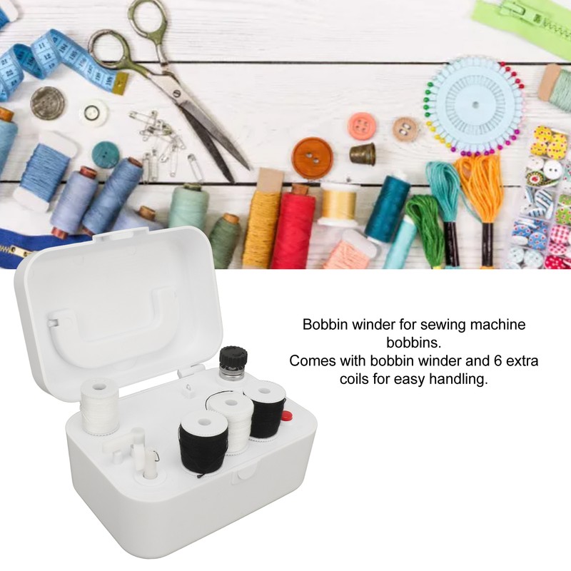 Portable Automatic Bobbin Winder Machine Compact Electrical Bobbin Winder with