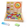CL Juego Tablero Kit Didactico Aprendizaje Matematico Reloj