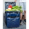Reusable Grocery Bag On Wheels, Shopping Trolley with 8 Pockets