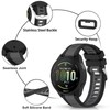 CUNUJIX Silicone Watch Bands Compatible with Garmin Forerunner 165, Soft