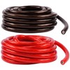 Audiopipe 25Ft 4 Gauge Black and 25Ft 4 Gauge Red