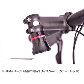 ケーシーエヌシー(KCNC) 自転車 軽量 ヘッド スペーサー ブルー OS 3MM