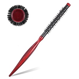 Small Round Brush, Curling Brush for Short Hair, Roller Hair Brushes Round for Women Blow Dry Fine Thin Short to Medium Hairs (1.7cm)