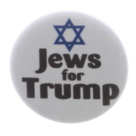 A&T Designs - Jews for Trump 2.25" Keychain President Campaign Vote Election