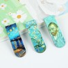 wowjimi Oil Painting Magnetic Suction Bookmarks, 18 Pieces, 18 Patterns,