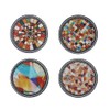Coasters for Drinks, Absorbent Mandala Ceramic Coasters Set of 4