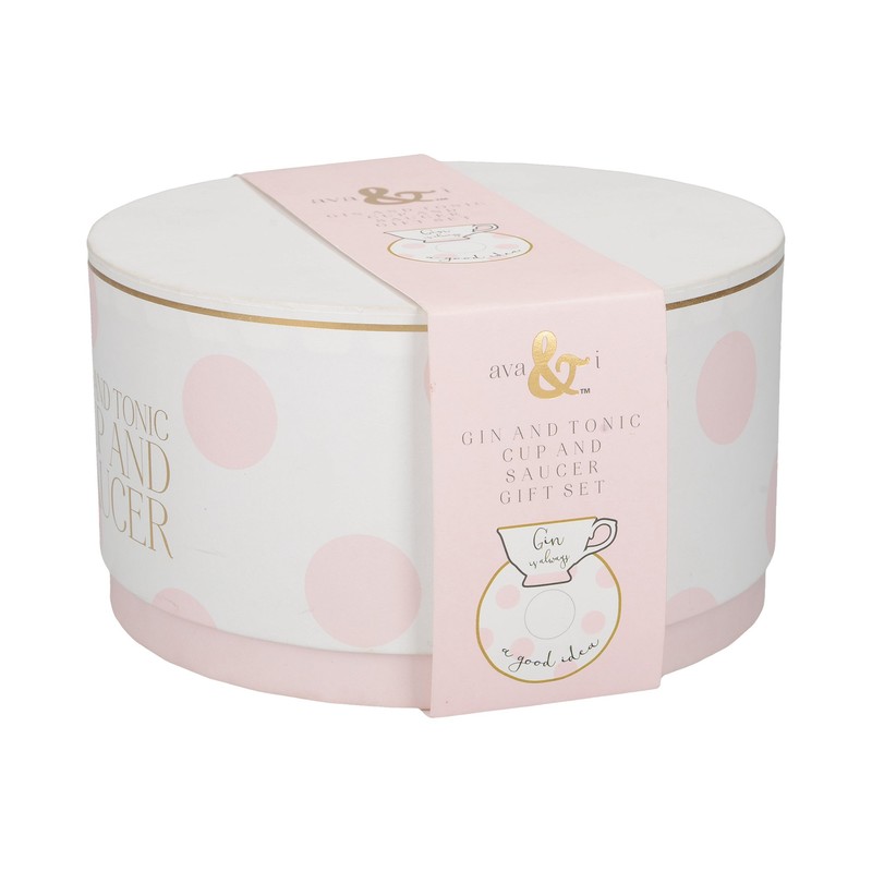 CREATIVE TOPS AVA & I Gin Tonic-Tasse und Untertasse