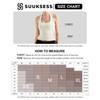 SUUKSESS Women Halter Tank Tops Double Lined Basic Backless Y2K