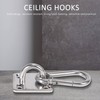 Kopinma 2 Sets Of Suspended Ceiling Wall Mount U-Shaped Hooks