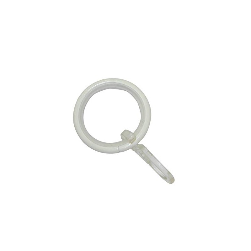 GARDINIA Curtain Rings for Curtain Rods with Diameter 16 mm