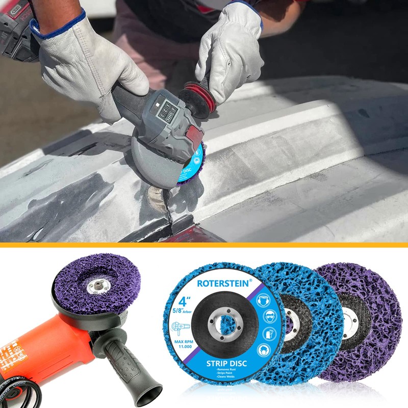 10 Pack Strip Discs Stripping Wheel 4 inch for Angle