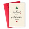 gerdiny Boyfriend First Christmas Card, 1st Christmas Card as Boyfriend,