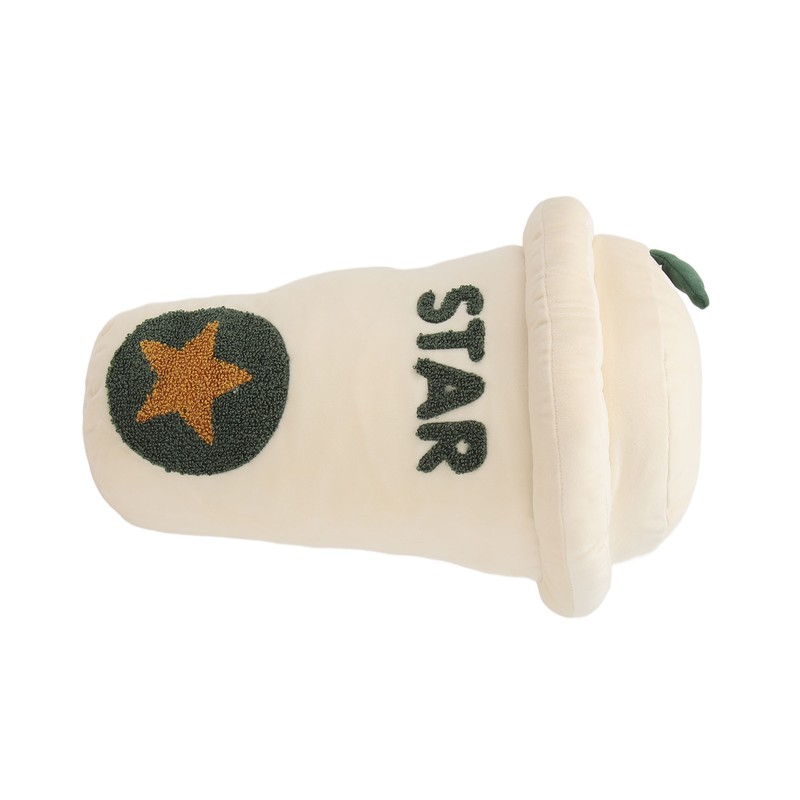 35cm Soft Plush Pillow Toy Cute Coffee Cup Shaped Stuffed