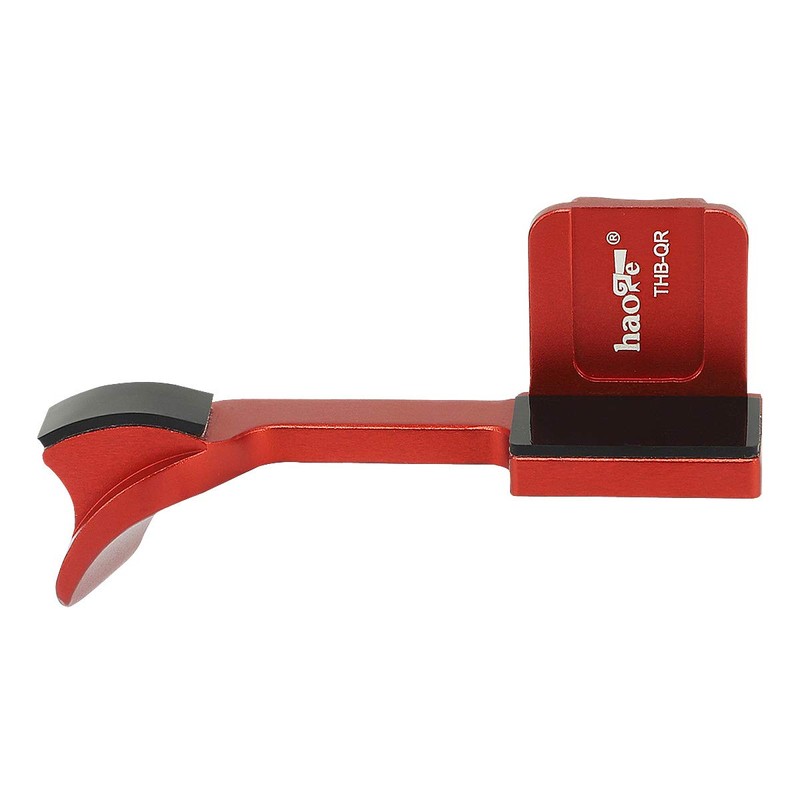 Haoge THB-QR Red Metal Hot Shoe Thumb Rest for Leica
