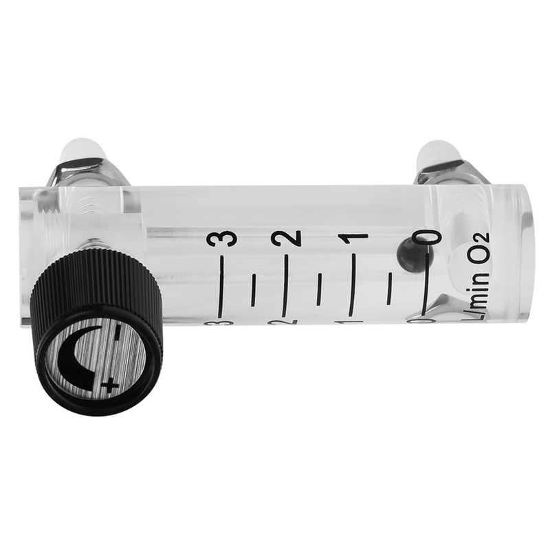 LZQ-2 Flowmeter 0-3LPM Flow Meter with Control Valve for Oxygen/Air/Gas