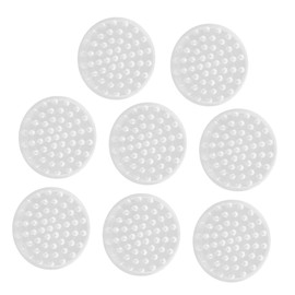 SHINEOFI 10pcs Transparent Slip Table Leg Protectors Round Non Skid Furniture Mats Durable Pads for Chairs Sofas Lamps Floor Protection
