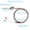 Waterproof K Type Thermocouple - Jaybva Grounded Temperature Sensor Probe