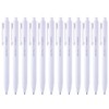 ParKoo Retractable Gel Pens 0.7mm Quick Dry Black Ink, 12-Pack