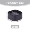DICOSMETIC 20Pcs Plastic Furniture Risers Adjustable Bed Risers Hight 1.36"