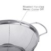 5 Pack 18/8 Stainless Steel Colander Sieves, Multi Size Mesh