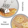 Dough Cutter, Pizza Cutter, Stainless Steel Dough Cutter Wheel, Stainless