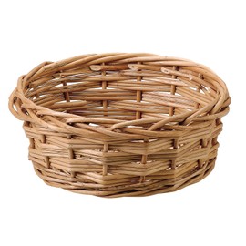 Ohashi Shinji Shoten Handmade Basket Willow Basket Steam Willow Circle M 11-572