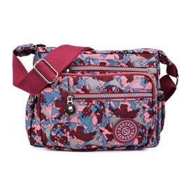 ModaZeal Womens Shoulder Bag Nylon Waterproof Crossbody Bags Casual Tote Handbag Multi-Pocket Messenger Bag Lightweight Travel Purse