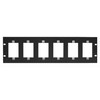 Lowell Manufacturing SG6P-3 3U Punched Rack Mount Panel for 1-Gang