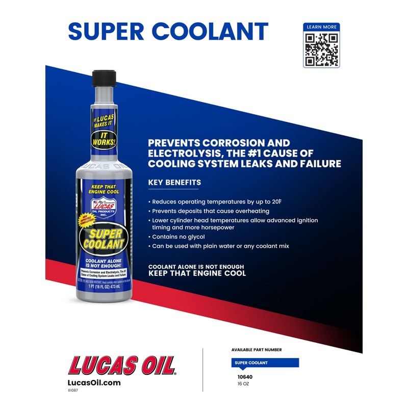 Lucas Oil 10640 Super Coolant-473ml