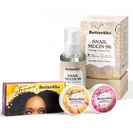 Stormi x BetterAlt Turmeric Kojic Acid Morning Under Eye Patches  + Rose Retinol Night Under Eye Patches | 14-Day Pairs for Glowing Under Eye Support:_Eye Patches + Moisturizing Kit 