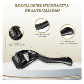 2 Pzs Dermaroller 0.25mm Rodillo Facial Regenerador Colágeno
