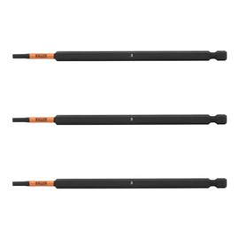 Hex 3mm Impact Driver Bit - Railer Allen Wrench Drill Hex Bits. 1/4" Hex Quick Release S2 Steel 6 inch 3mm Hex Bits. (3 Pack)