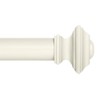 Ivilon Drapery Treatment Window Curtain Rod - Square Design 1