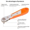 Chef Vinny Magnetic Screwdriver, 1/4" Mini Ratchet Wrench, PH2 Screwdriver