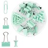 Rumyve 72PCS Binder Clips and Push Pins Set - Office