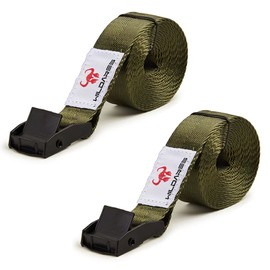 WILDARES Correa de cámara de rastro de 1 pulgada x 6.6 pies, correa de cámara de sendero, 1800 libras, correa de cámara de juego resistente, cinturones de árbol, fibra de nailon duradera, hebilla de