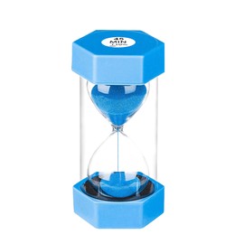 Hourglasses Sand Timer 45 Minutes：Plastic Sand Clock 45 Minutes, Colorful Hour Glasses Sand 45 Min, Blue Giant Sandglass Timer 45 Min for Kids, Games, Classroom, Kitchen, Office Decor