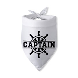 Captain Pregnancy Announcement Adjustable Dog Bandana Pet Dog Triangle Scarf for Dog Lover Baby Reveal Ideas Birthday Decorations Photo Props for Large Medium Small Dog