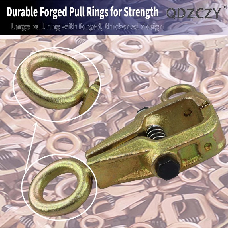 QDZCZY 2-Pack Auto Body Repair Clamp Self-Tightening Tool 5 Ton