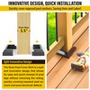 4Pack 3.5"x 3.5" Aluminum Deck Post Base Cover, Split Post