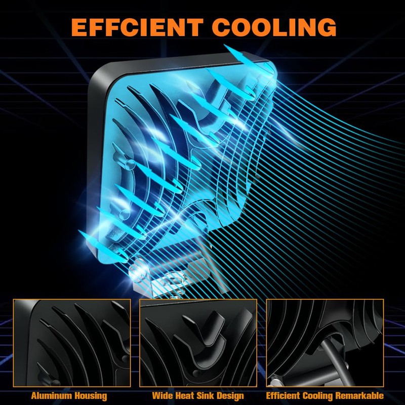 LikeSafe LED Lights for Car, 4 Inch 126W LED Pod